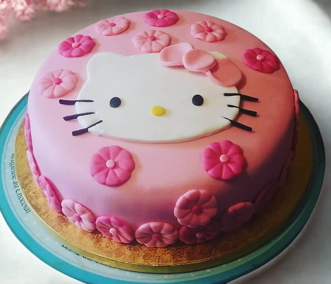 Torta Hello Kitty Rosada