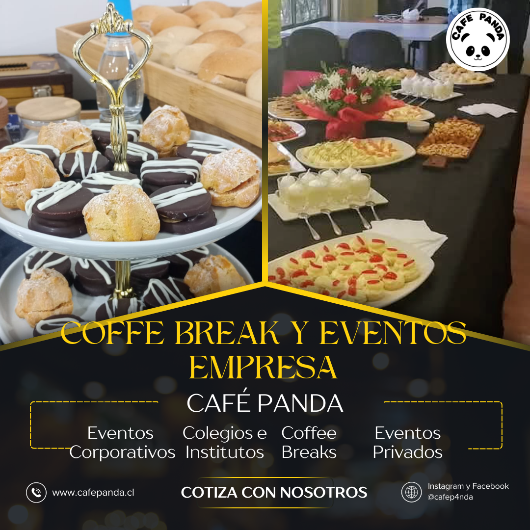 Banquetería para empresas, colegios y coffe break
