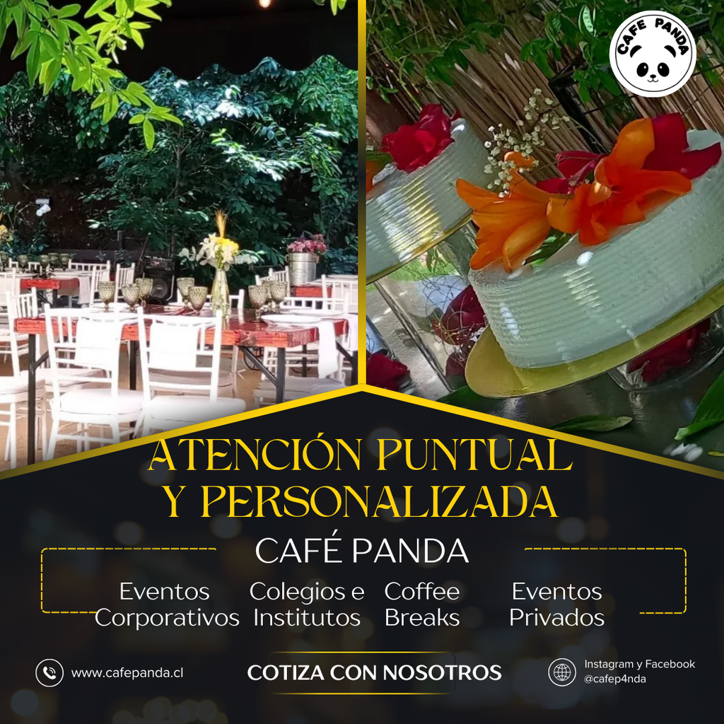 Banquetería para empresas, colegios y coffe break