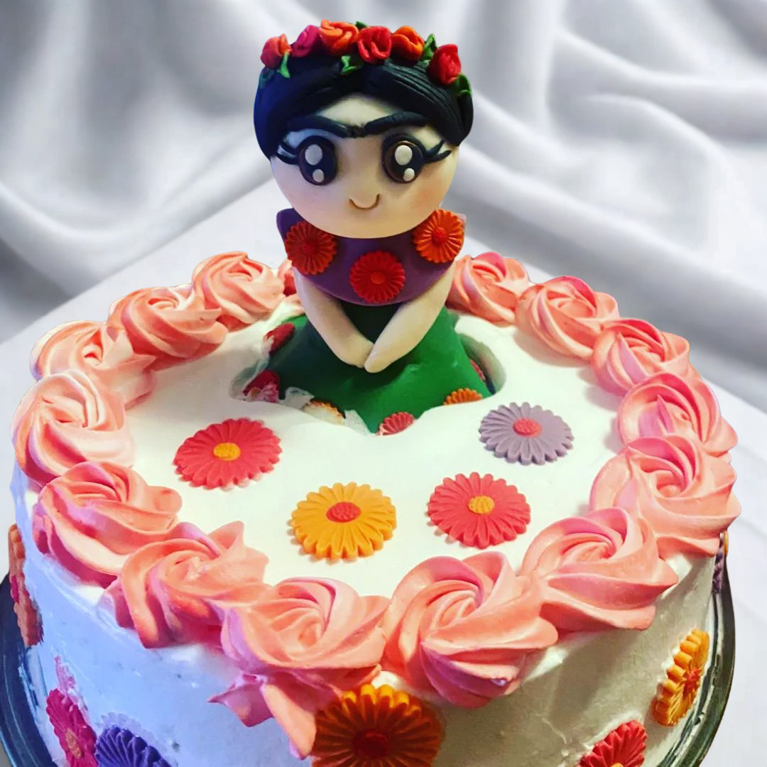 Torta Chocolate con Rosas Decorativas